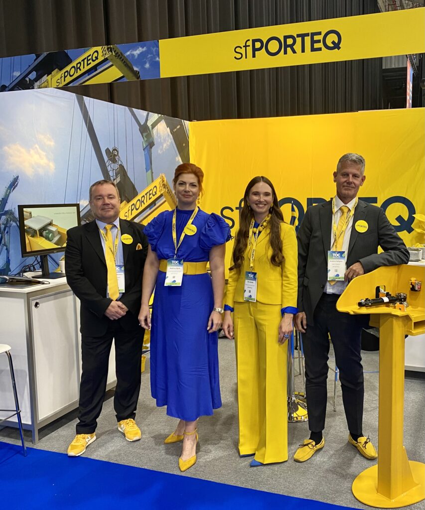 sfPORTEQ team at TOC Europe